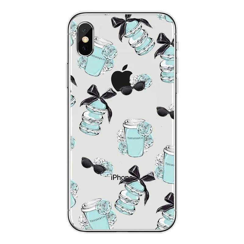 TPU ТПУ силиконовый чехол для телефона с завтраком у Тиффани для iPhone 7, 7 Plus, чехол для iPhone 7, XS, Max, 5S, SE, 6, 6S Plus, Холли, Golightly, чехол - Цвет: TPU