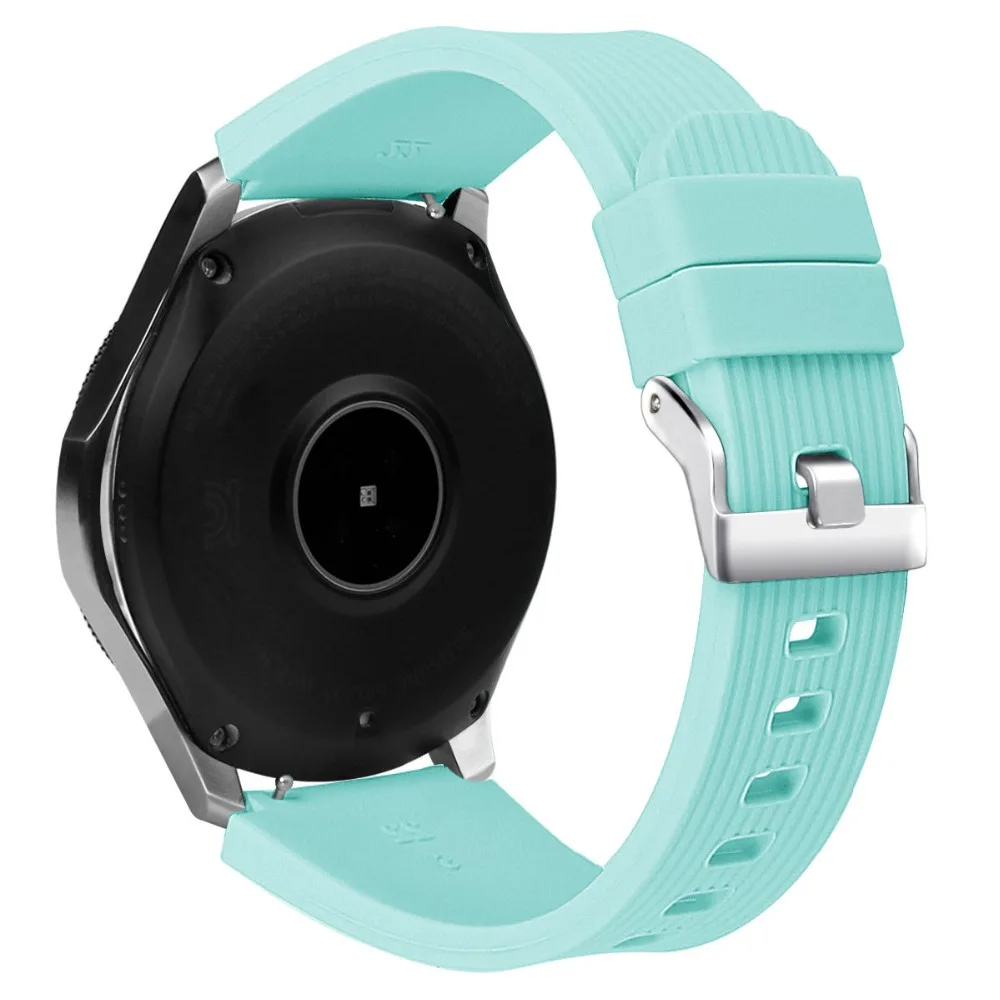 22 мм силиконовый ремешок для Samsung Galaxy Watch 46 версия SM-R800 полосатый резиновый