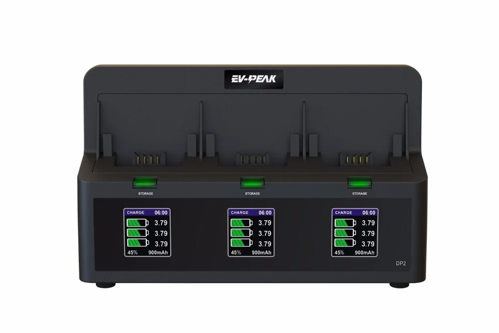EV-PEAK DP2 3 канала 35 W/CH 3.5A/CH 2 зарядное устройство с балансовым током 400mA для Модель