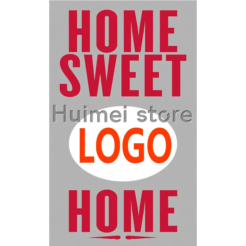 

3 'x 5' индивидуальный любой логотип цифровая печать домашний сладкий домашний флаг 3 фута X 5 футов флаг баннер