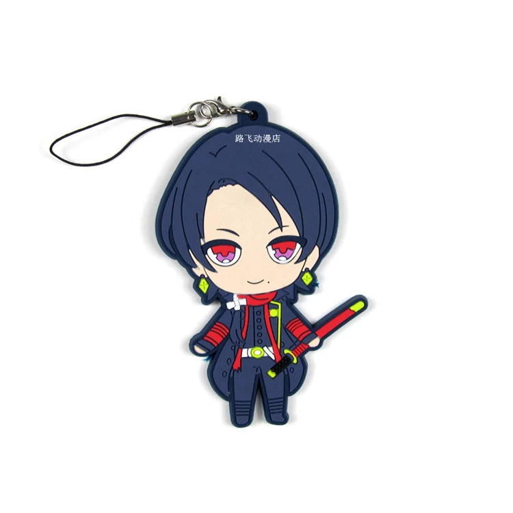 Touken Ranbu онлайн Kashuu Mikazuki Munechika фигурку аниме модель резиновый брелок кулон подарок