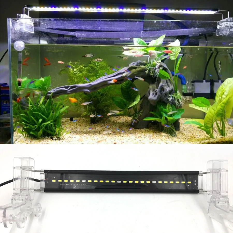Высокое качество SMD светодиодный светильник для аквариума открытые лампы 18 58 см