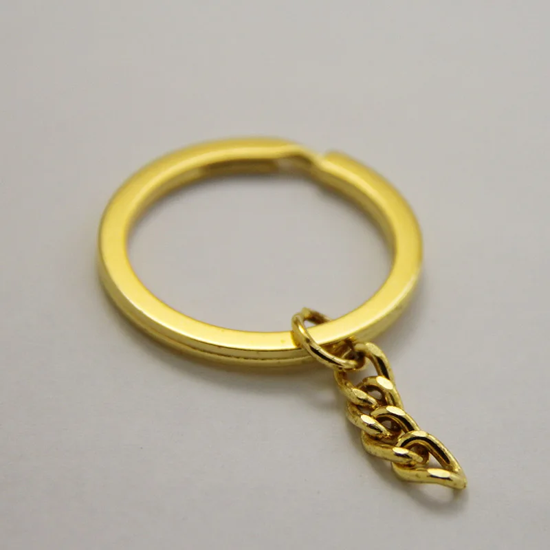 Оптовая продажа 5000 шт./лот металлические кольца для ключей античная бронза