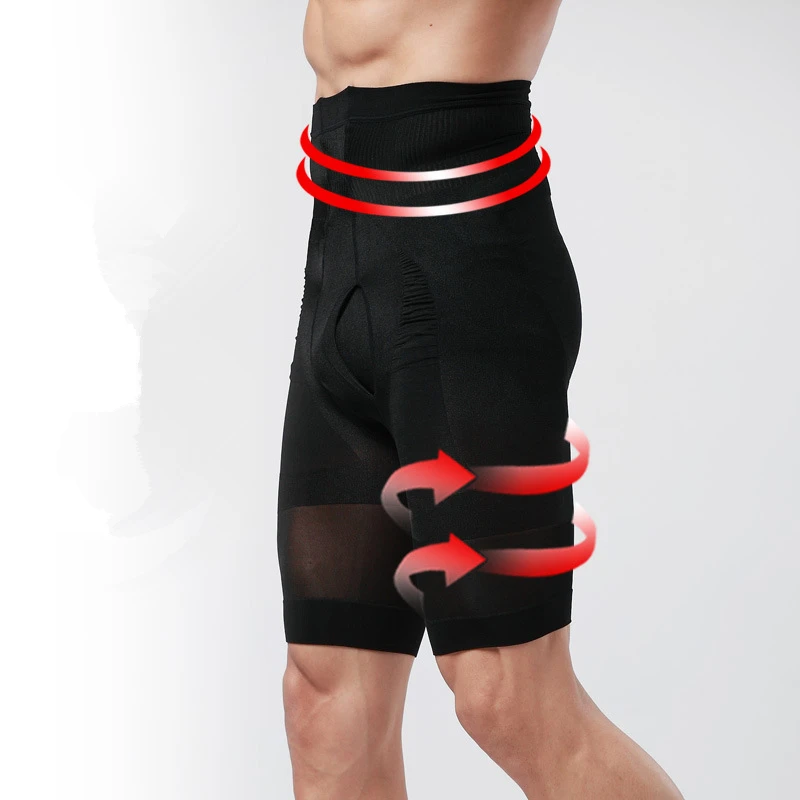 

Tummy Control Pants For Mens Sexy High Waist Body Shaper Slimming Pants Shorts Buttocks Upwarp Weight Loss Shorts Underpants