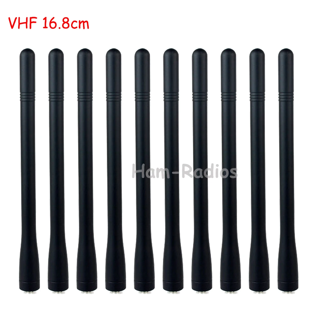 10Pcs Walkie Talkie  VHF 136-174MHz Antenna SMA Female for Kenwood TK2217 TK2107 TK2106 TK2100 TK2140 Two Way Radio Antenna