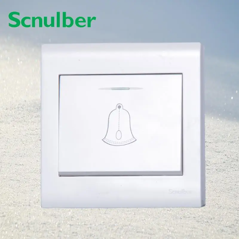 Buzzer one 1 банда рокер 10A 250 В настенный Звонок кнопочный переключатель|1 gang|switch switchpush
