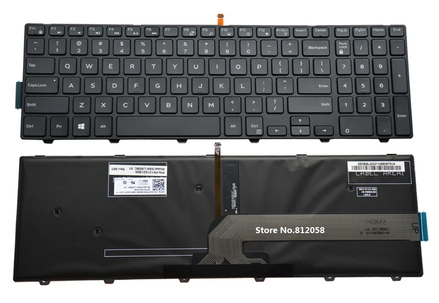 Новая клавиатура SSEA US для ноутбука Dell Inspiron 15 3000 5000 17 3542 5547 с подсветкой|keyboard for