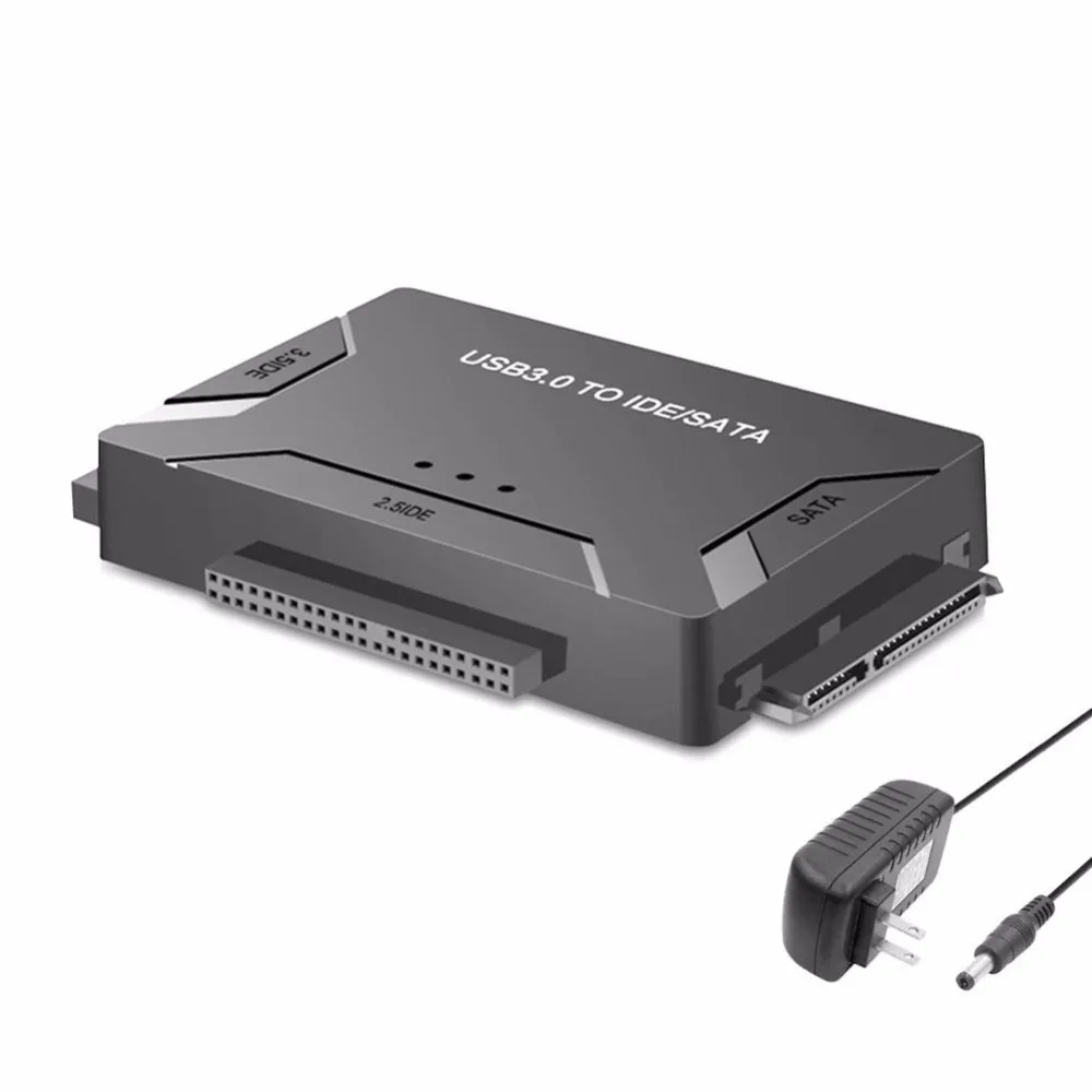 

Чехол-конвертер для внешнего жесткого диска 2,5/3,5 дюймов, USB в SATA/IDE, 5 Гбит/с, высокая скорость, для ПК и ноутбуков