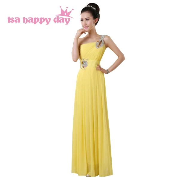 Многоцветное дешевое красное длинное шифоновое платье на одно плечо арбуз