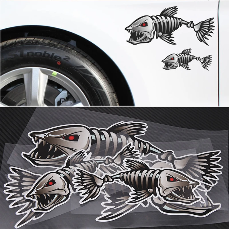 Универсальный для автомобильного стайлинга светоотражающий Стикеры 15/25 см с