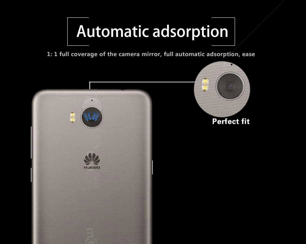 Ультра-тонкая задняя камера объектив пленка из закаленного стекла для Huawei Y5 2017