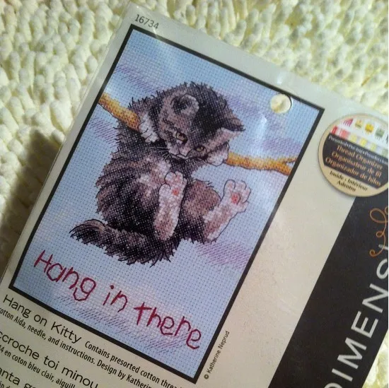 Высокое качество Лидер продаж милый Набор для вышивки крестом повесить на