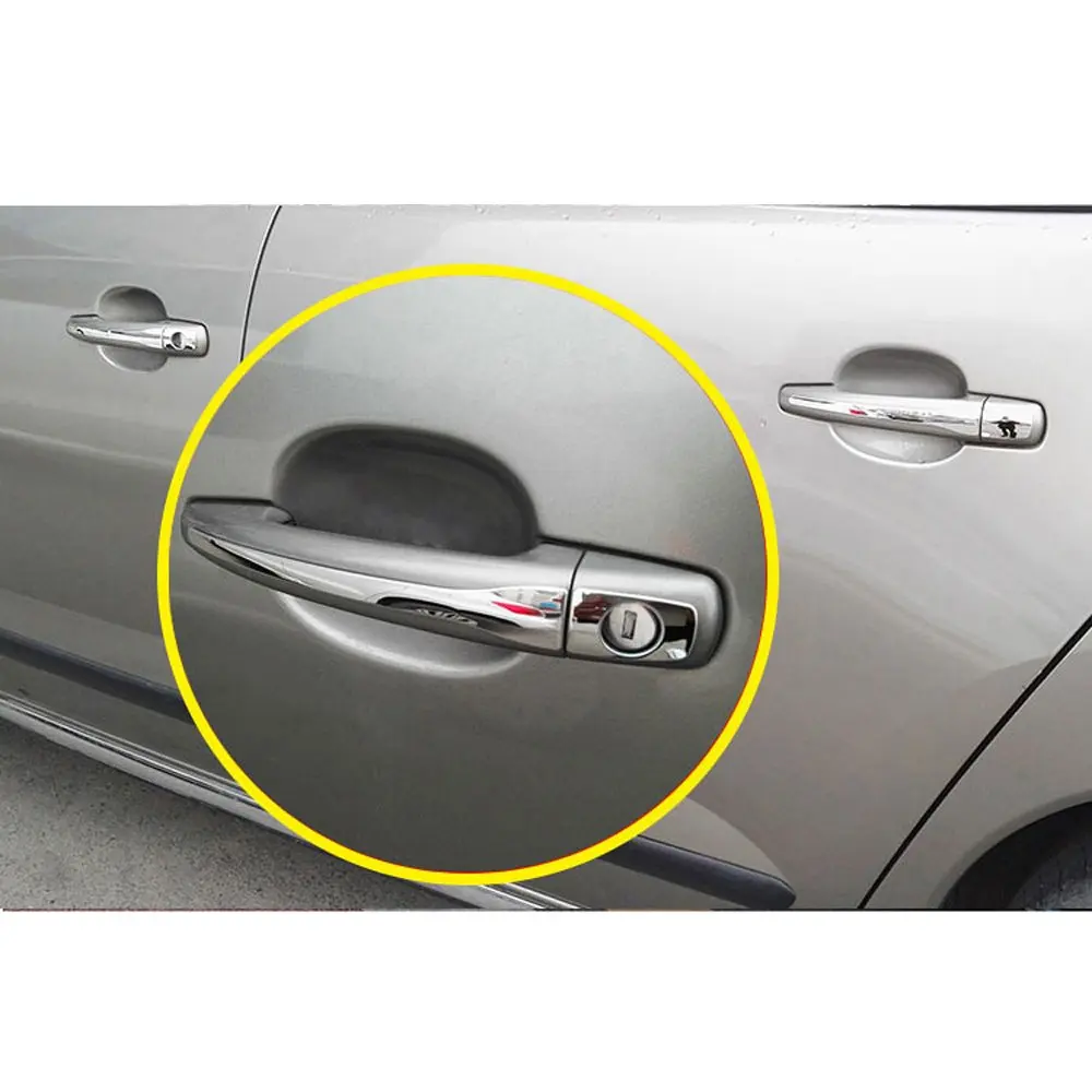 Крышка ручки двери для 2012 2013 2014 2015 Peugeot 2008 3008 207 301 308 407 Citroen C4 C6 нержавеющая сталь