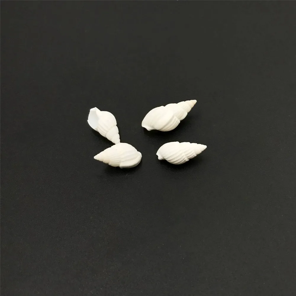 100 шт./лот белые бусины из натуральных ракушек и морских Cowrie Cowry пляжные ювелирные