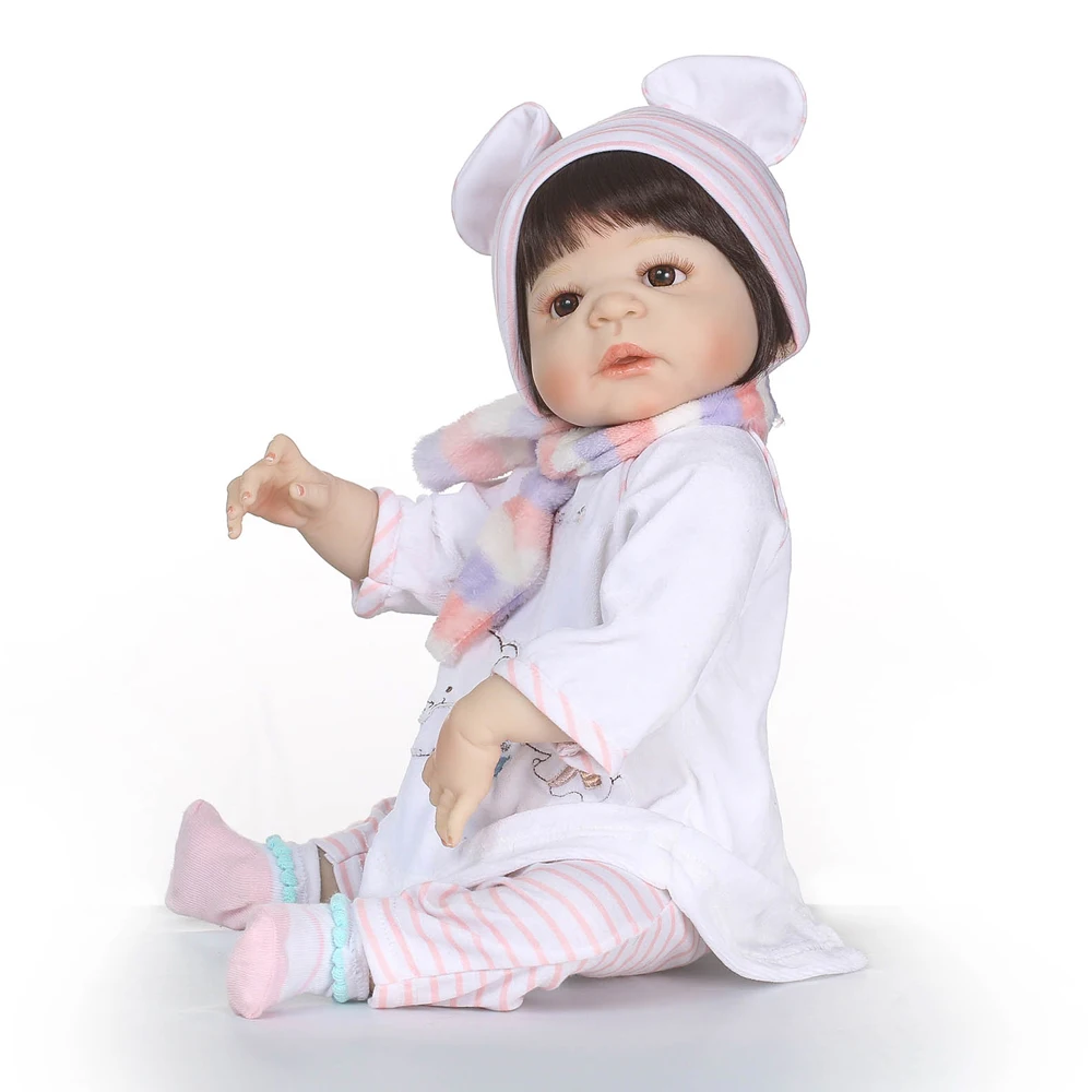 NPK 23 &quotвсего тела силикона Reborn Baby принцесса кукла игрушка купаться играть дома