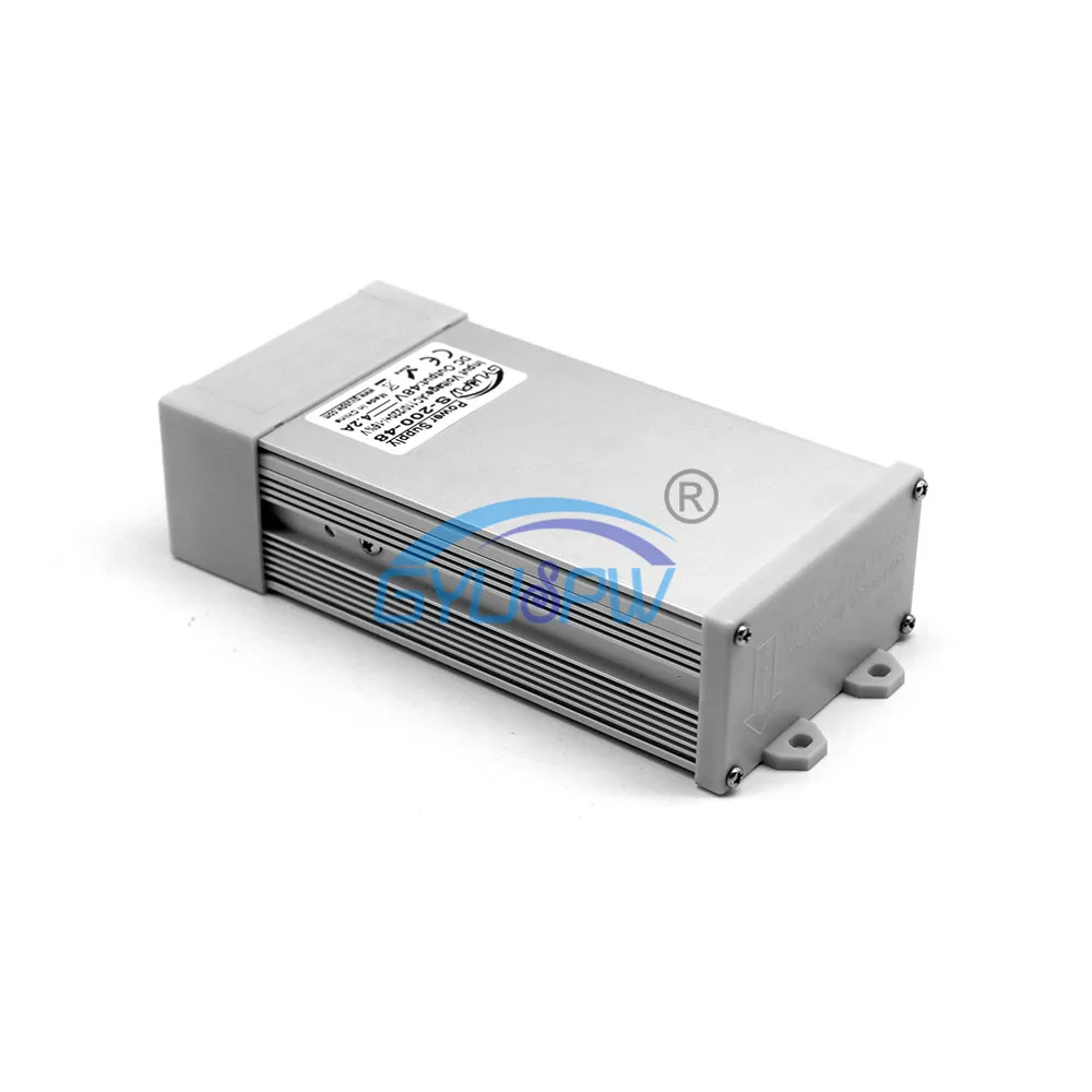 Непромокаемый переключатель питания 48 В с одним выходом для ЧПУ 3D печати 4 2 А 200 Вт