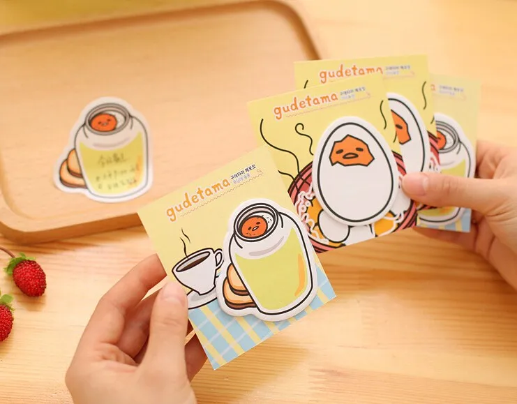 40 шт./лот Новое поступление Gudetama ленивый яйцо самоклеящиеся Блокнот заметки закладки Школа канцелярских товаров