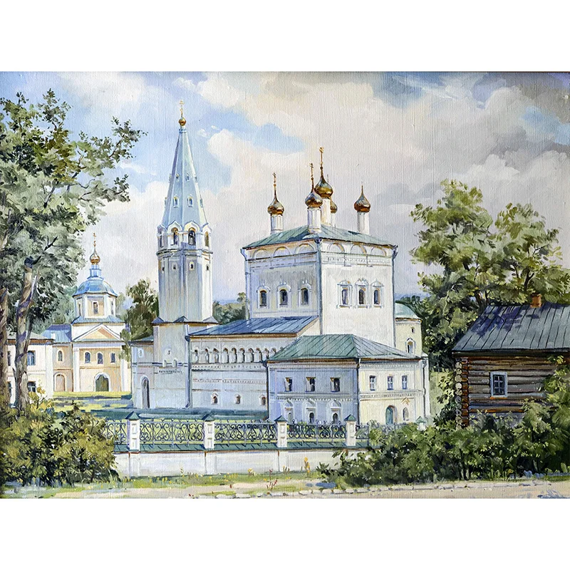 Новый 5d алмазная вышивка белый замок кросс гладью икона home decor Алмаз Живопись
