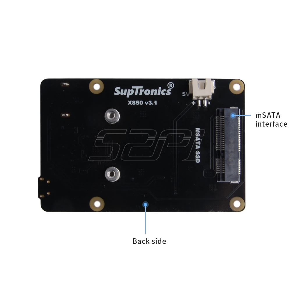 52Pi X850 V3.1 mSATA SSD USB 3,0 модуль расширения памяти плата расширения для Raspberry Pi 3 B+(Plus)/3 B