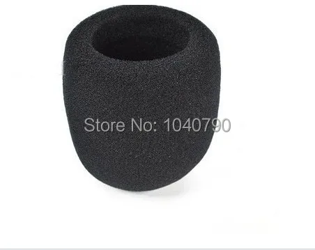 10 шт. черный ручной микрофон для сцены ветровое стекло пена чехол микрофона