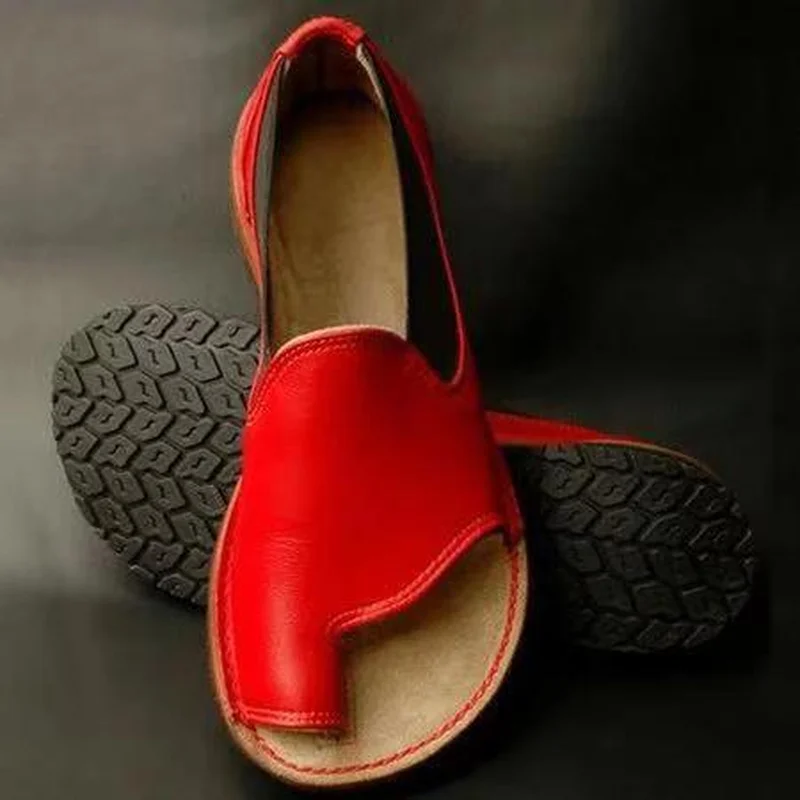 2019 Toe European and American large size flat bottom fashion sandals gladiator women's shoes | Обувь