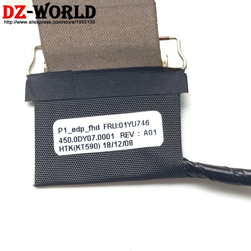 New Original EDP LCD Cable LVDS LED Video Line for Lenovo Thinkpad P1 X1 Extreme FHD Screen Laptop 01YU746 450.0DY07.0001 | Компьютеры и