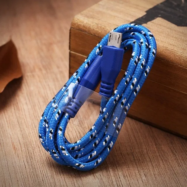 QC3.0 USB кабель 1 м нейлоновый плетеный провод для Iphone7 плюс sony Xiaomi Android зарядное