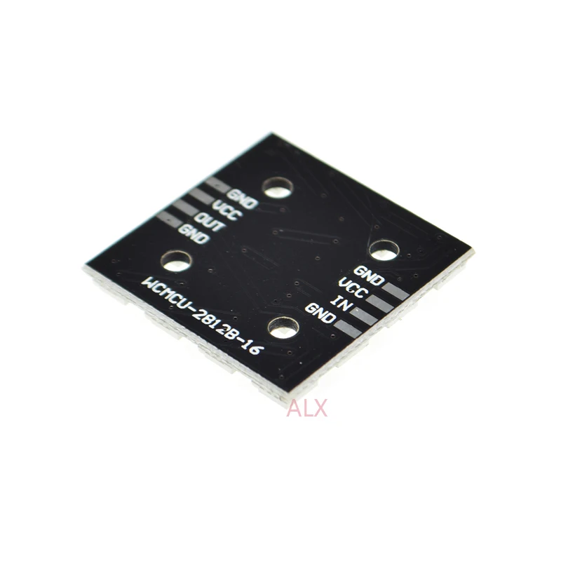 4*4 16 бит WS2812B 5050 RGB светодиодный модуль полноцветный драйвер светодиодная плата |