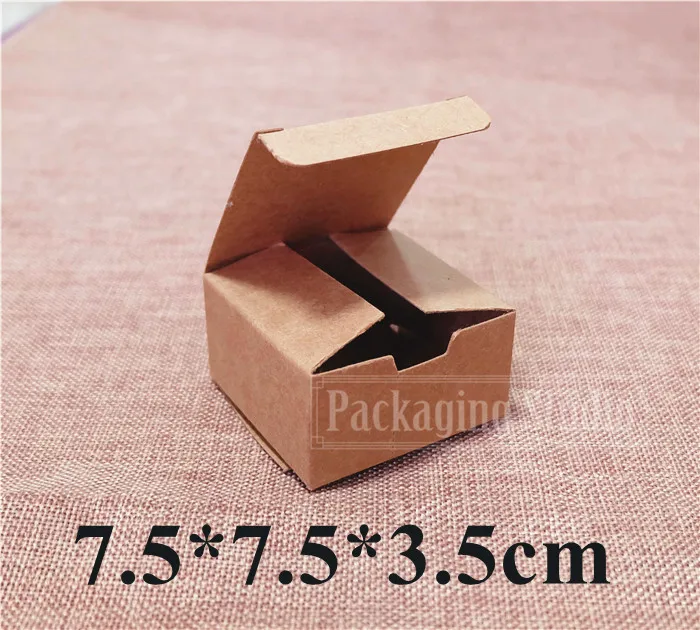 Подарочная бумажная коробка свадебные подарки конфеты мыло ручной работы крафт