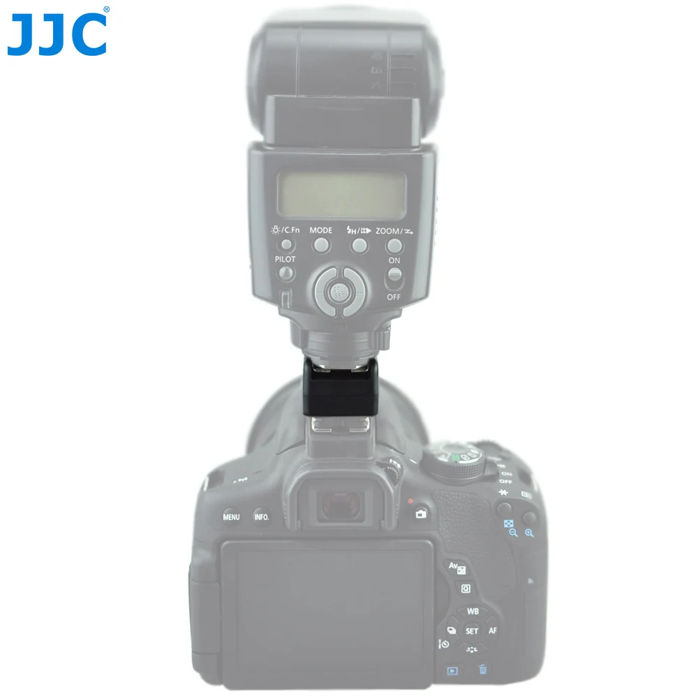 JJC стандартная вспышка для камеры с разъемом ПК адаптер Горячий башмак Canon Nikon Pentax