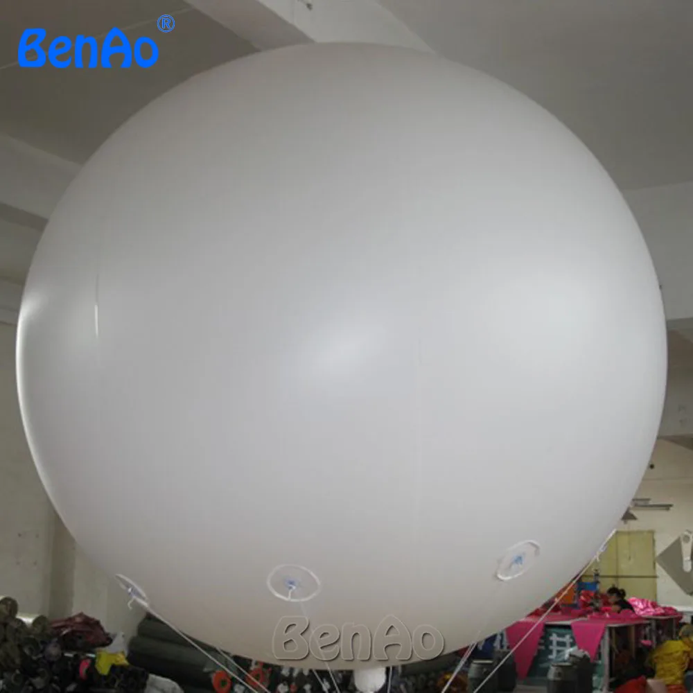 AO058B 2 м белый ПВХ гелиевый баллон надувной шар/воздушный шар для продажи