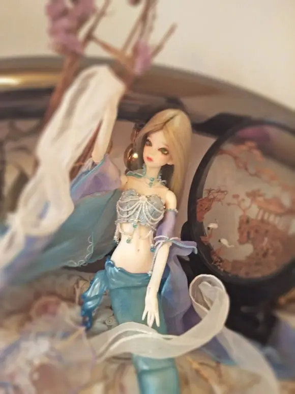 

Высококачественная кукла 1/6 с маленькой русалочкой и свободными глазами SUDOLL