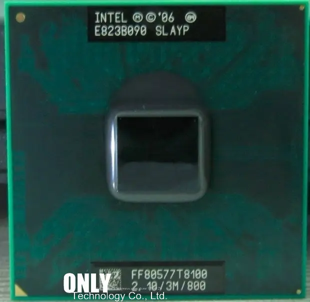 Процессор Core 2 Duo T8100 1 ГГц 3 м 800 два ноутбука сокет для процессора PGA 478 pin