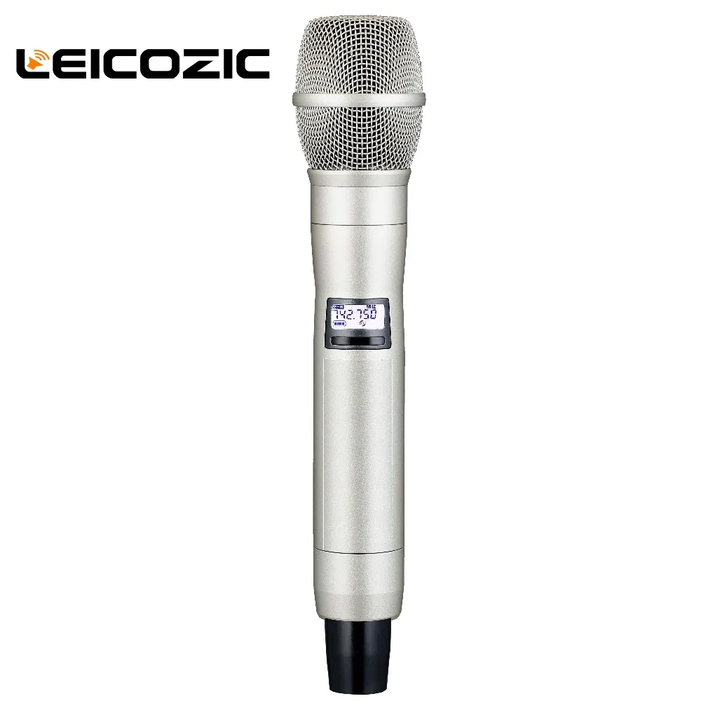 Профессиональный двухканальный микрофон leizic atx200 беспроводной uhf - купить по