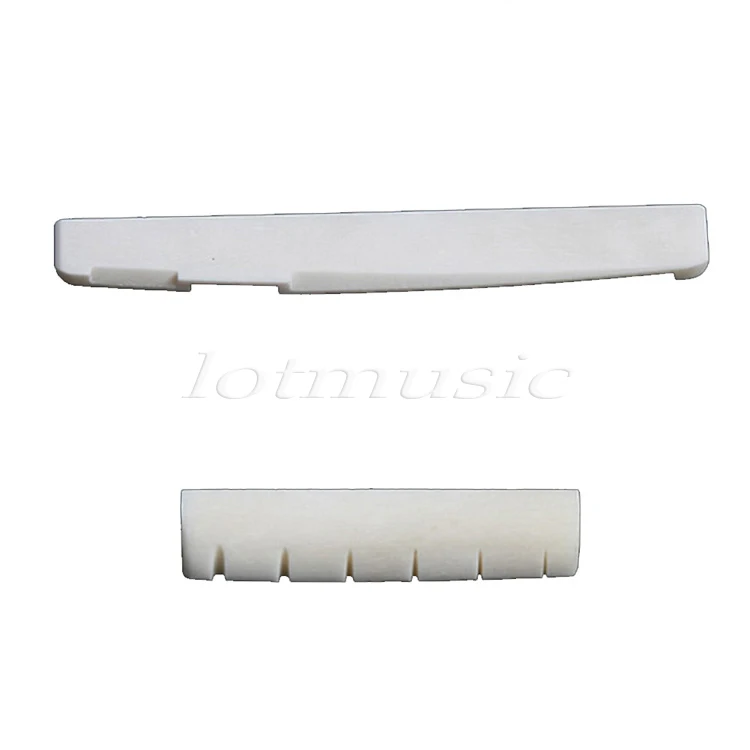 Акустическая гитара кость орех и слот седло для запчасти | Спорт развлечения