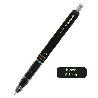 05black 1 шт. MA85 zebra DelGuard анти ломающийся сердечник механический карандаш высокого качества прокладочный карандаш школьные принадлежности - Цвет: 05black