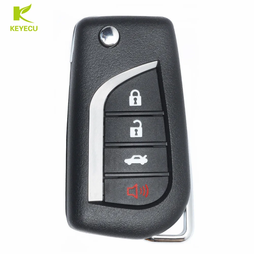 Запасной дистанционный ключ KEYECU 315 МГц с H образным чипом для Toyota Camry 2018 FCC: HYQ12BFB Uncut