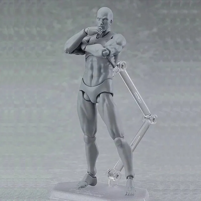 13 см Figma Archetype He She ПВХ фигурка человека тела суставов мужской женский телесный