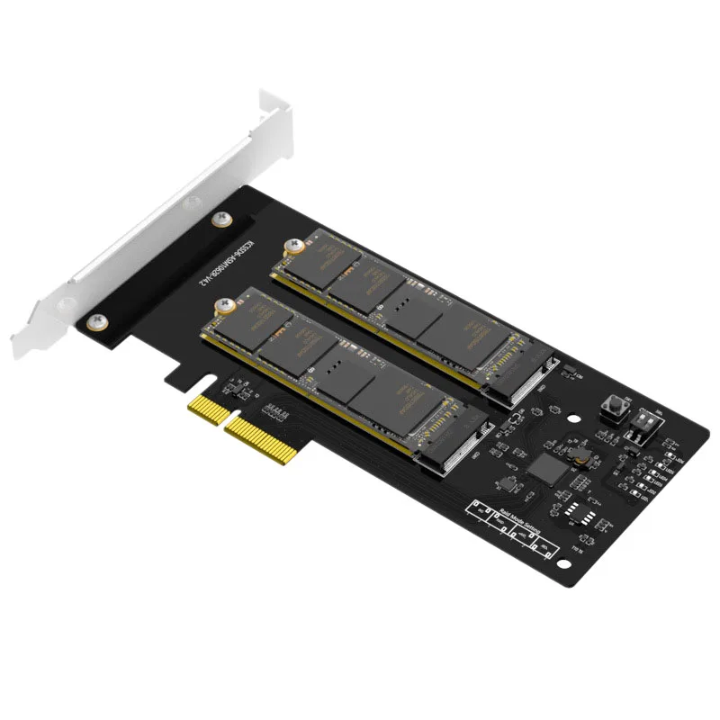 Горячий Maiwo Pci E X4 X8 X16 к M.2 Ngff двойной Ssd адаптер с Raid высокоскоростной Sata массив