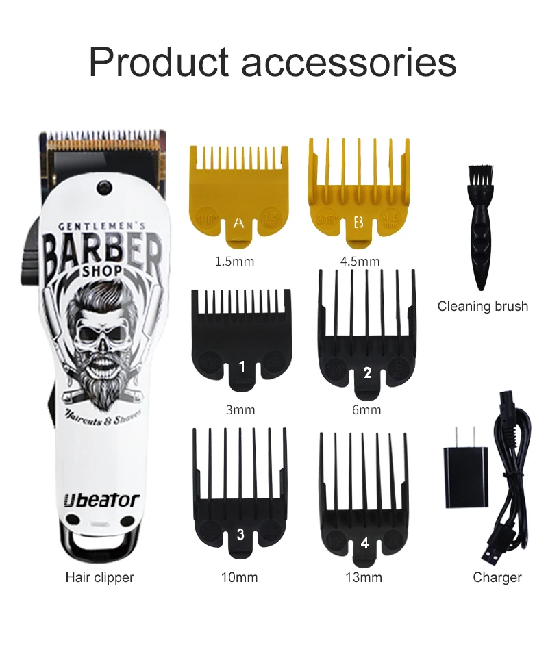Парикмахерская Машинка для стрижки волос триммер Профессиональный цифровой
