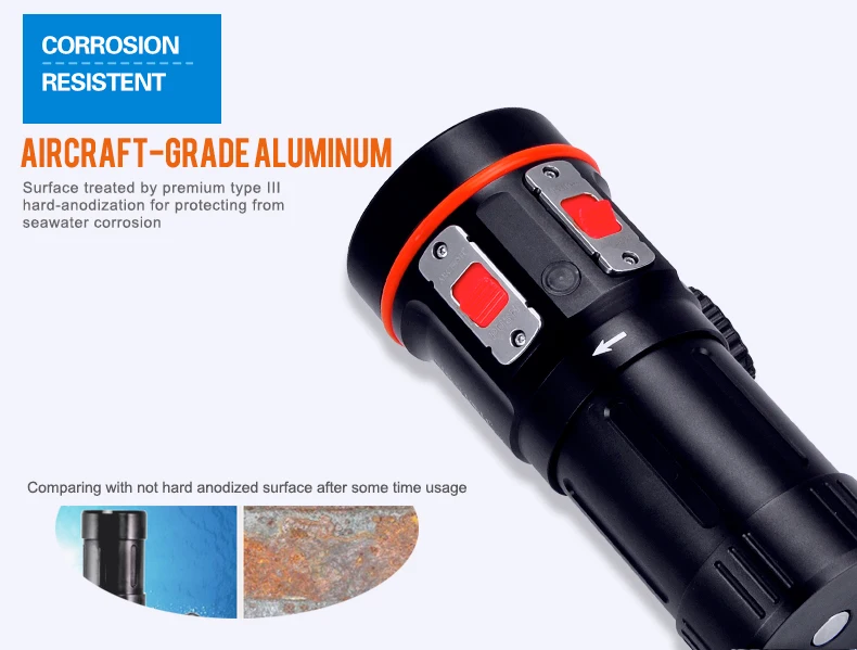ARCHON D37VP Дайвинг фонарик 8* CREE XM-L2+ 2* CREE XP-E+ 2* UV+ 2* CREE XM-L2 5200 лм 100 м подводный фонарик+ 18650 батарея