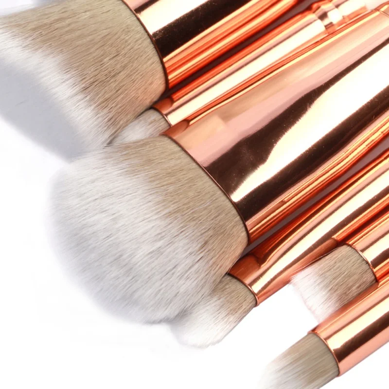 

10pcs Professional Makeup Brushes Set Powder Foundation Blush Eyeshadow Face Eye Lip Brush Kit Cosmetic Tools