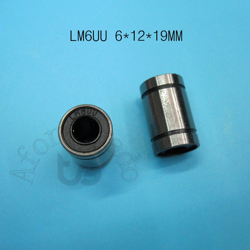 LM6UU подшипник 6*12*19 мм Бесплатная доставка 10 шт./лот 6 Линейный Подшипник Втулка x 12