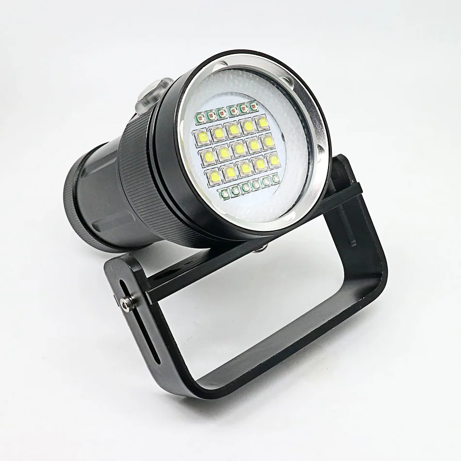 

Diving Flashlight Professional Video Photography Fill Light Underwater 100M 15 XM-L2 LED Tactical Torch
