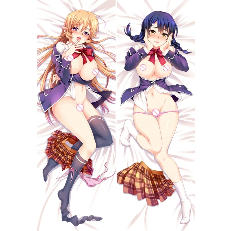 

hot japanese anime Decorative hugging body pillow cover case Shokugeki no Soma Double-Sided 2Way 2WT 50X160CM