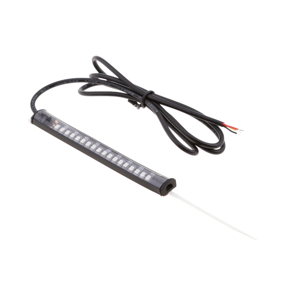 Мотоцикл LED 39 41 мм вилка Поворотная сигнальная полоса комплект янтарные огни