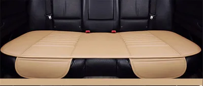 beige rear 1 piece Всесезонные универсальные подушки для автомобильных сидений, автомобильный коврик, автомобильный чехол для hyundai i30 ix35 ix25 Elantra Santa Fe Sonata - Название цвета: beige rear 1 piece