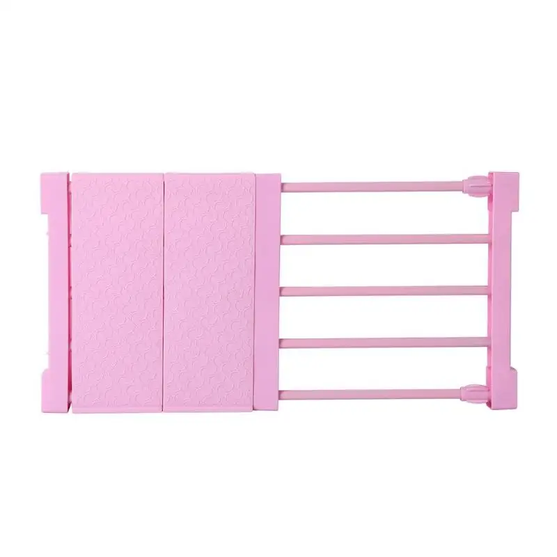 Pink 30-40cm 30 кг несущий регулируемый шкаф, органайзер для хранения полка настенный кухонный стеллаж Экономия пространства Шкаф держатель - Цвет: Pink 30-40cm