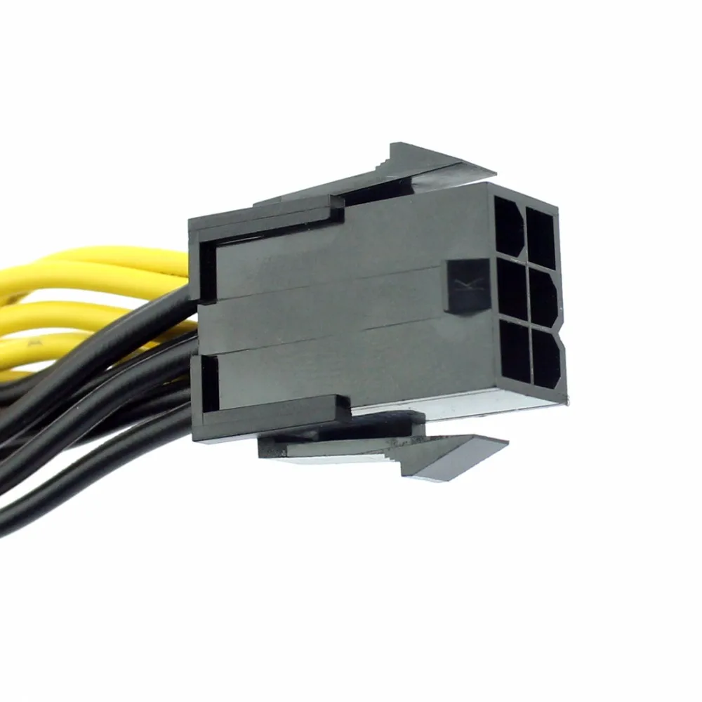 XT XINTE PCI E 6 контактов мама двойной 8 (6 + 2) Y образный разветвитель Кабель видеокарта