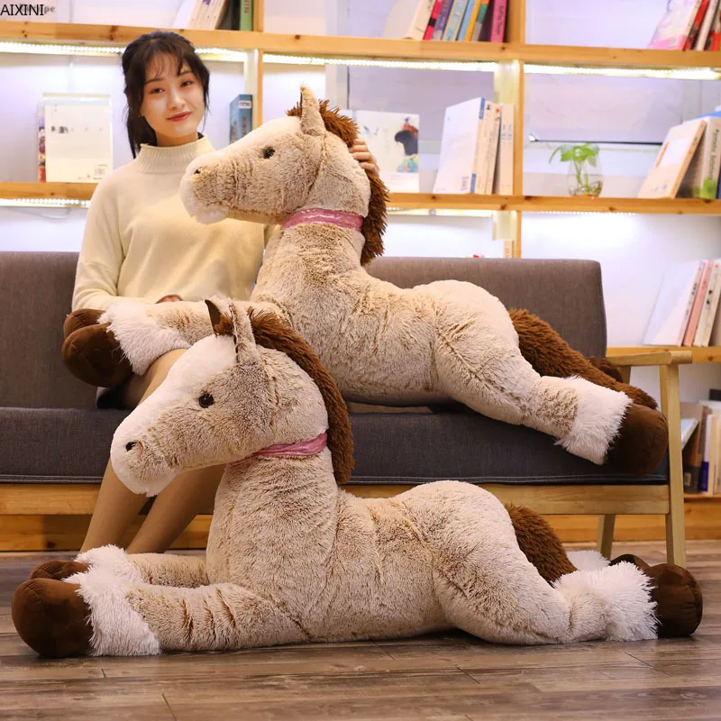 

1pc Kawaii Unicorn Plush Toys Giant Stuffed Animal Horse 90cm-120cm Toys for Children Soft Doll Home Decor Lover Birthday Gift